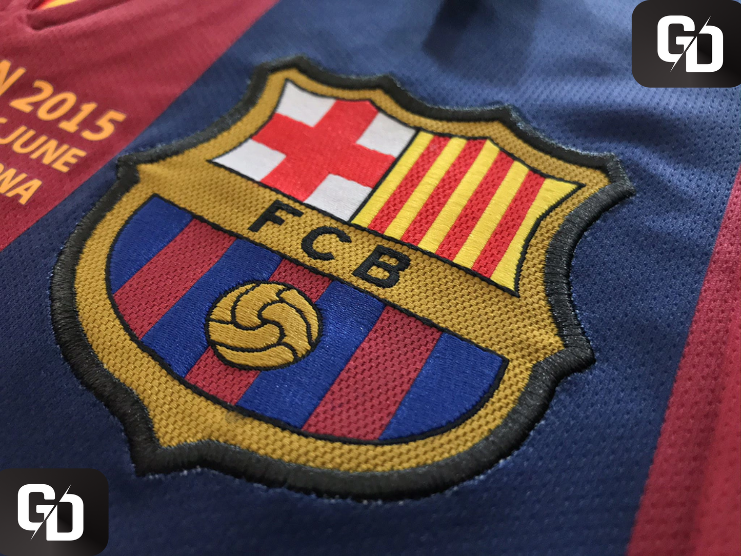 Barcelona Home Retro 2015. #10 Messi - UEFA Champions League final (vs Juventus)