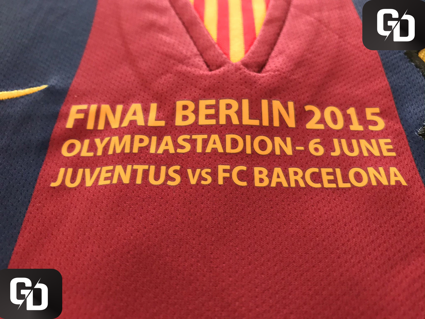 Barcelona Home Retro 2015. #10 Messi - UEFA Champions League final (vs Juventus)