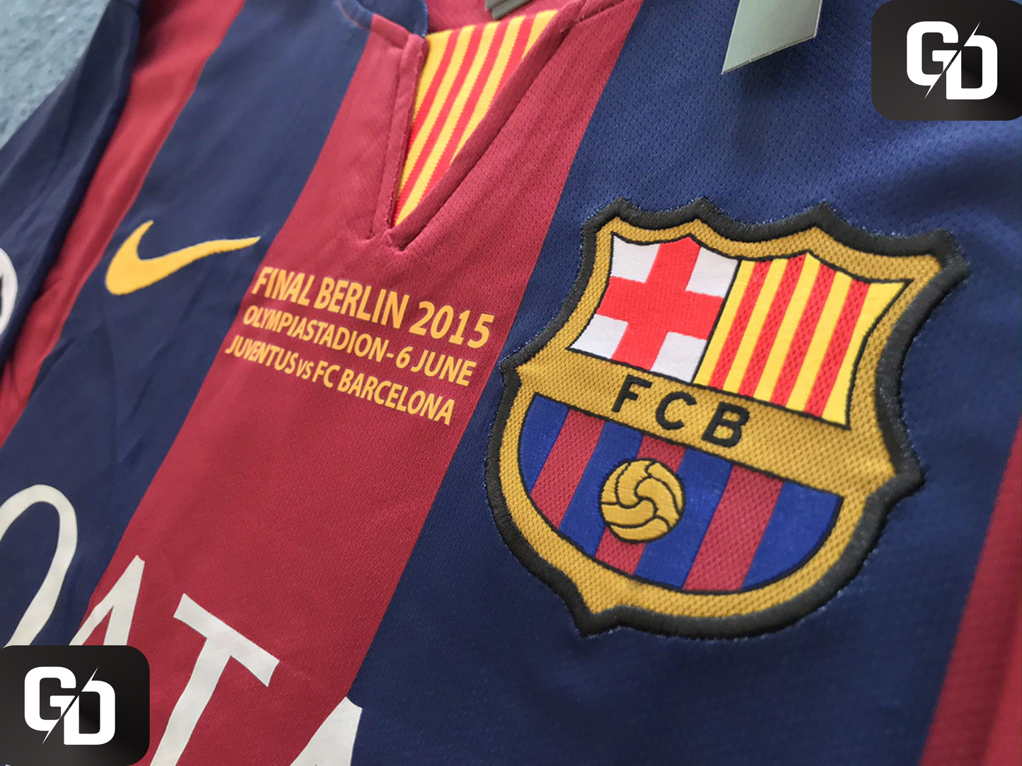 Barcelona Home Retro 2015. #10 Messi - UEFA Champions League final (vs Juventus)