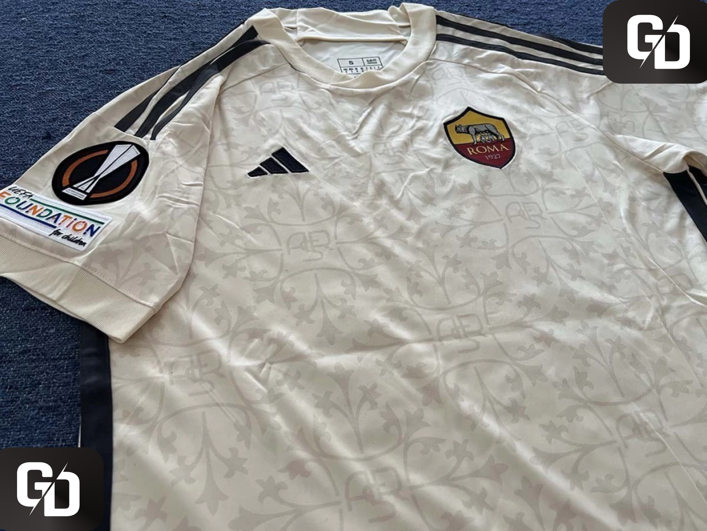 AS Roma Away (Beige) 2024. #21 Dybala