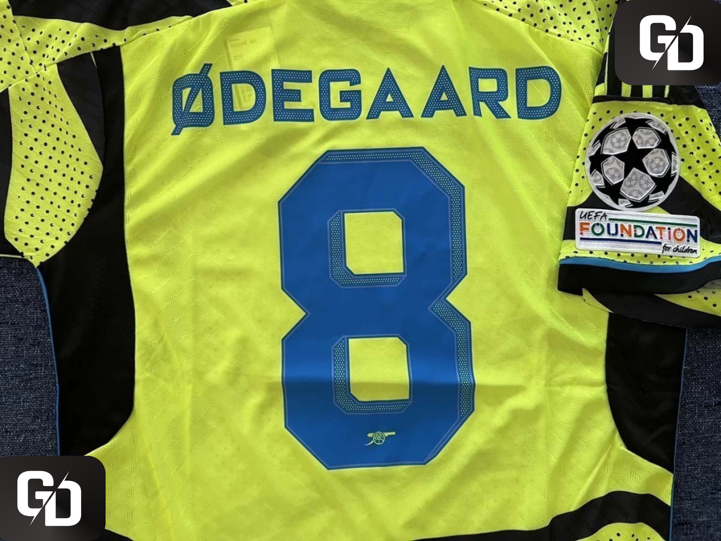 Arsenal Third. #8 Odegaard 2024 HeatRDY (Match Version)