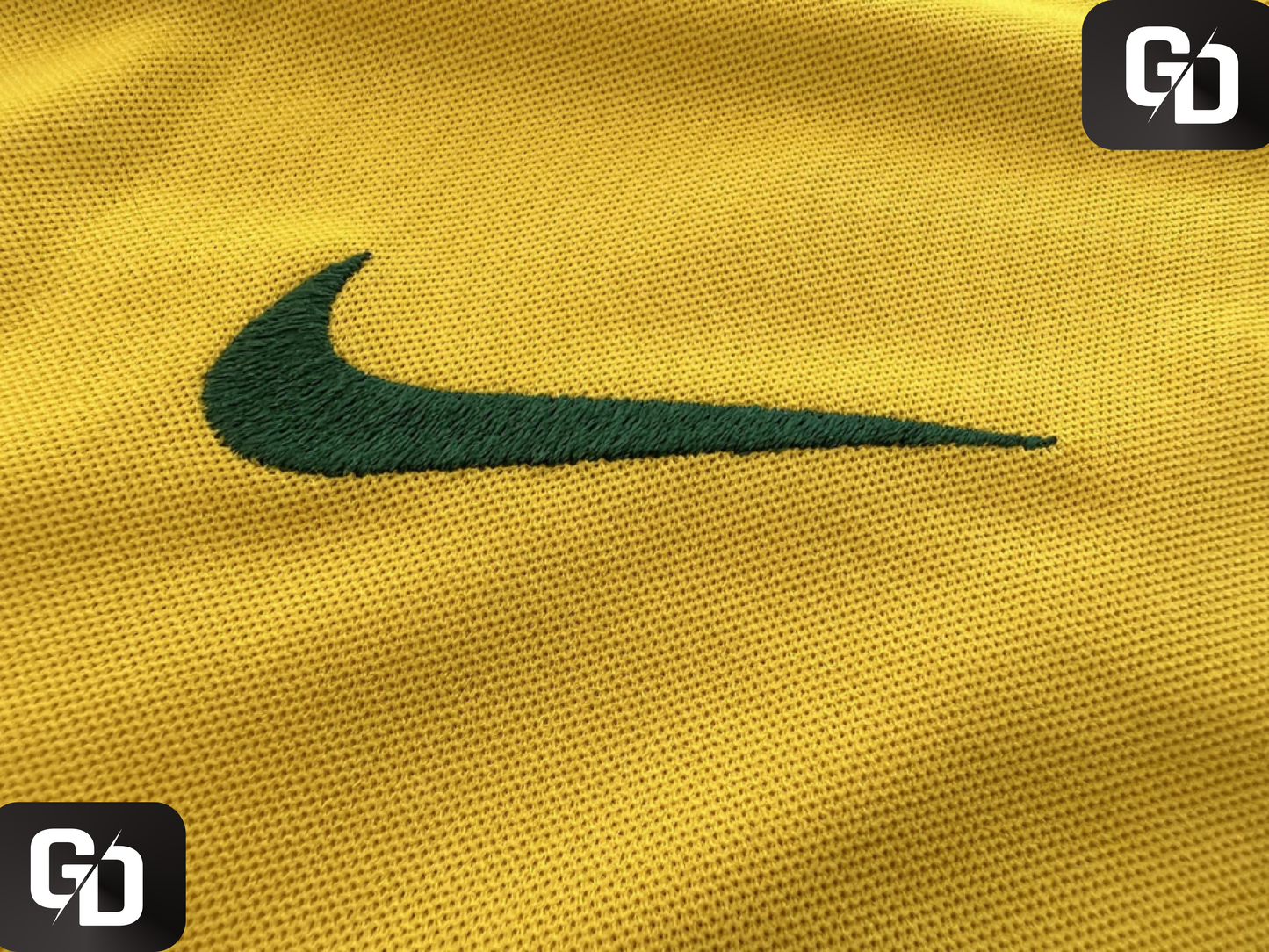 Brazil Home Retro 2002. #9 Ronaldo. Korea-Japan World Cup