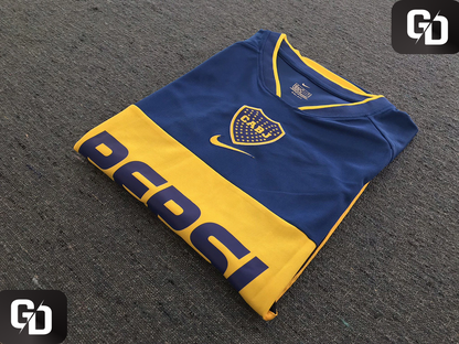 Boca Juniors Home Retro 2002. #10 Roman