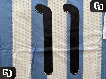 Argentina Home Retro 2010. #11 Tevez. 2010 South Africa World Cup