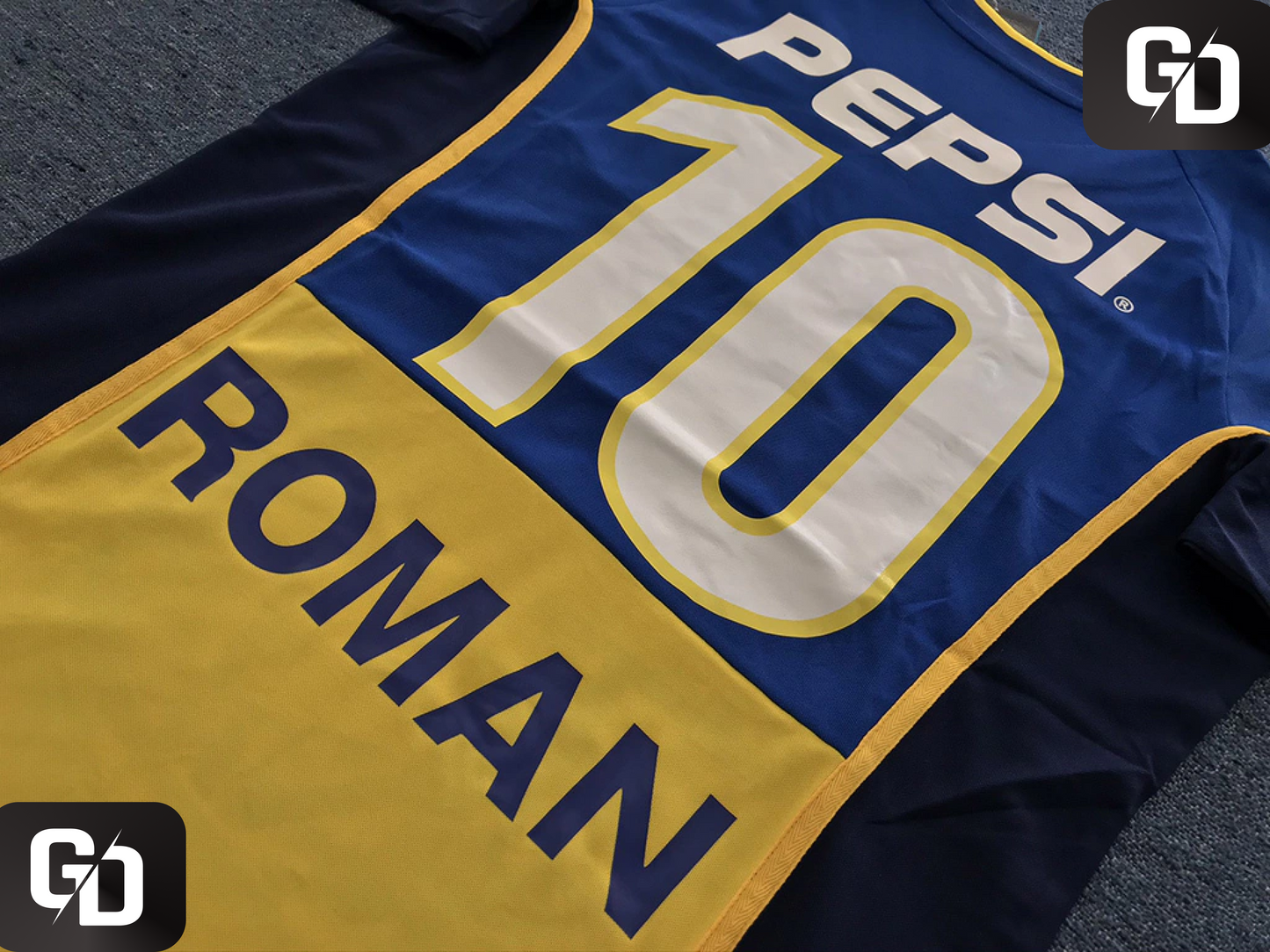 Boca Juniors Home Retro 2002. #10 Roman