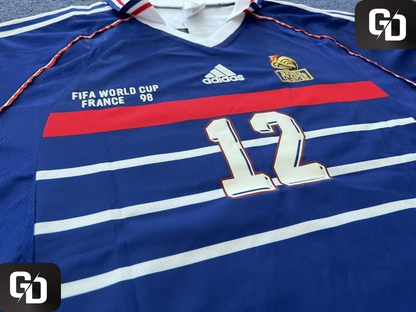 France Home Retro 1998. #12 Henry. 1998 (World Cup)