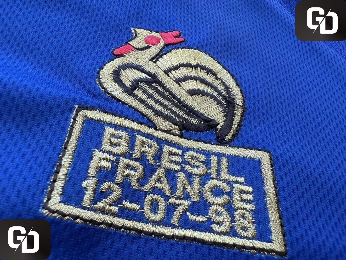 France Home Retro 1998. #12 Henry. 1998 (World Cup)