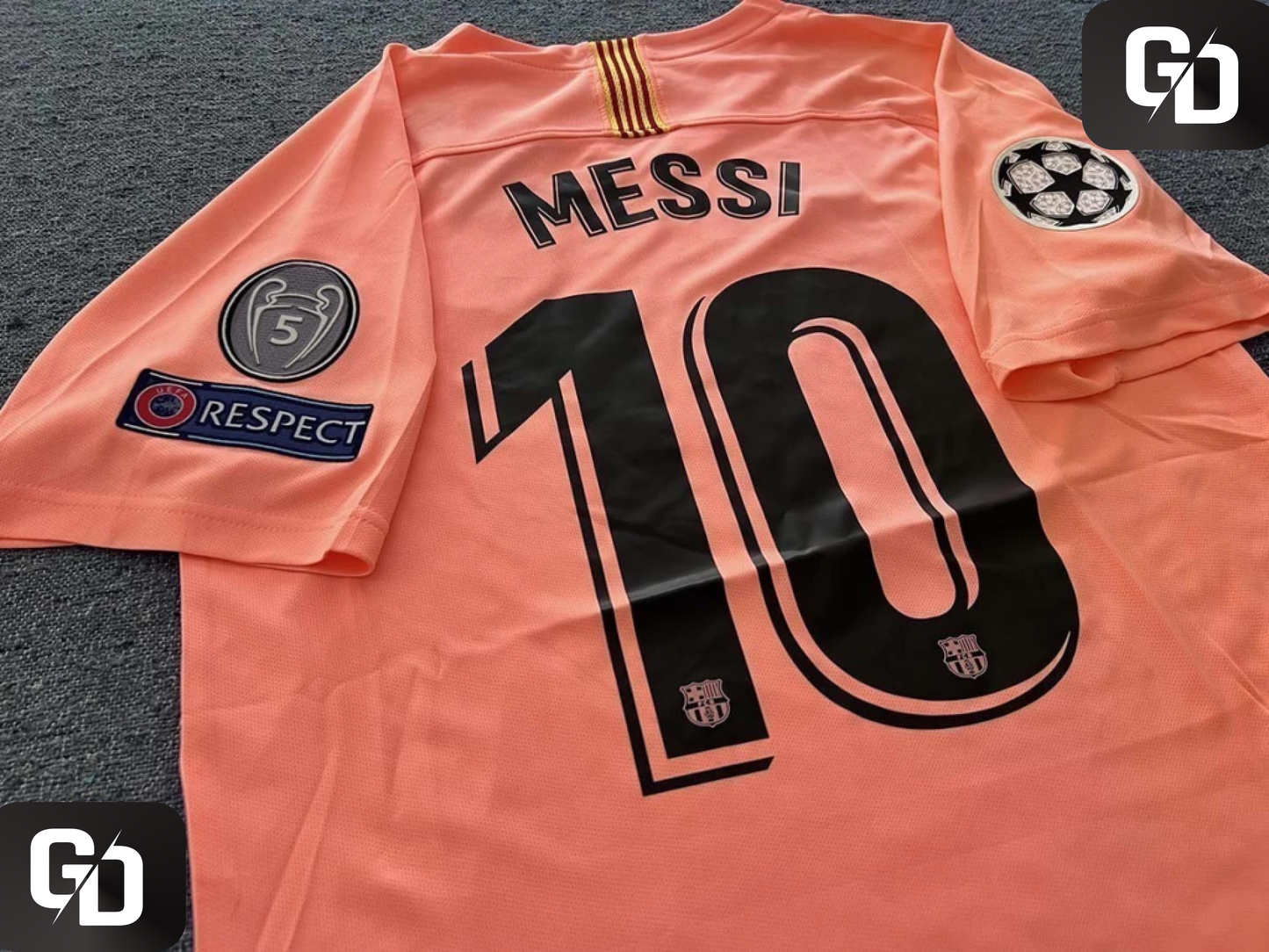 Barcelona Alternate Pink 2019. #10 Messi