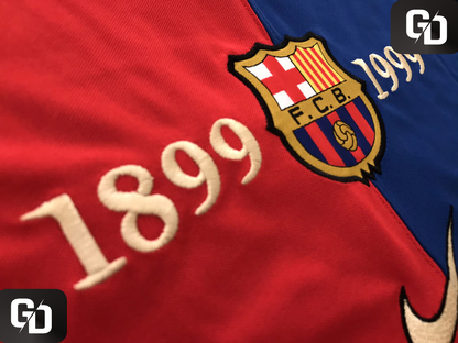 Barcelona Home Retro 1999-2000. #11 Rivaldo