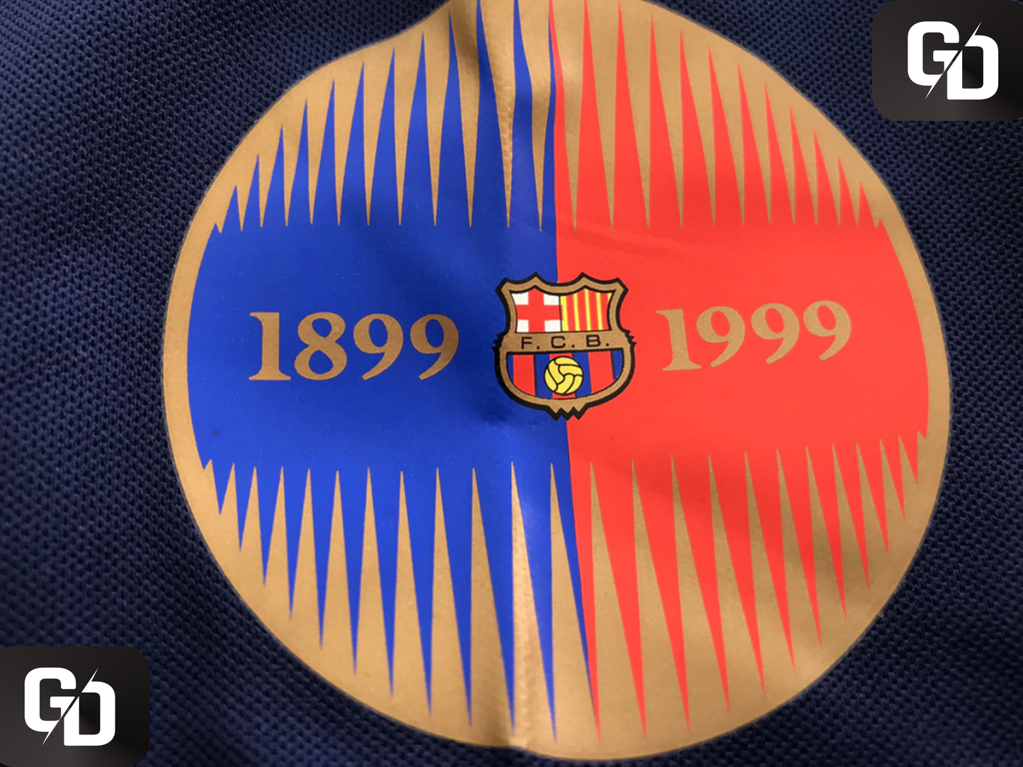 Barcelona Home Retro 1999-2000. #11 Rivaldo