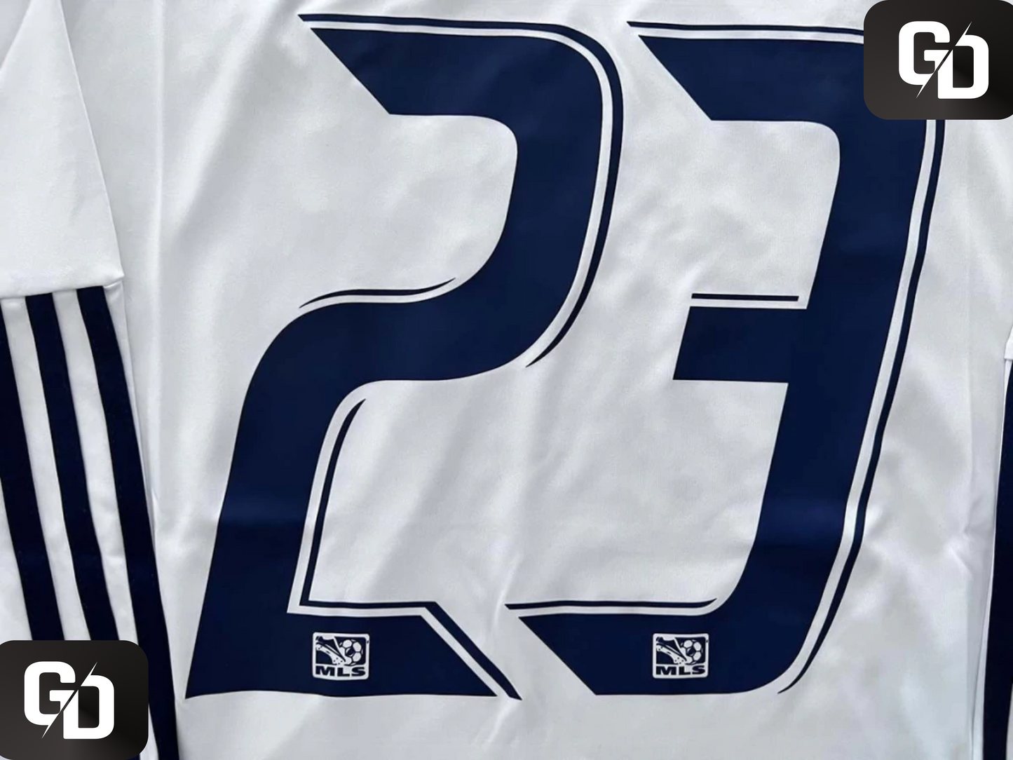 LA Galaxy Home Retro (Long Sleeves) 2012. #23 Beckham.