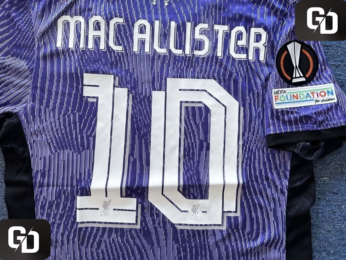 Liverpool Third 2024. #10 Mac Allister. Dri Fit ADV (Match Version)