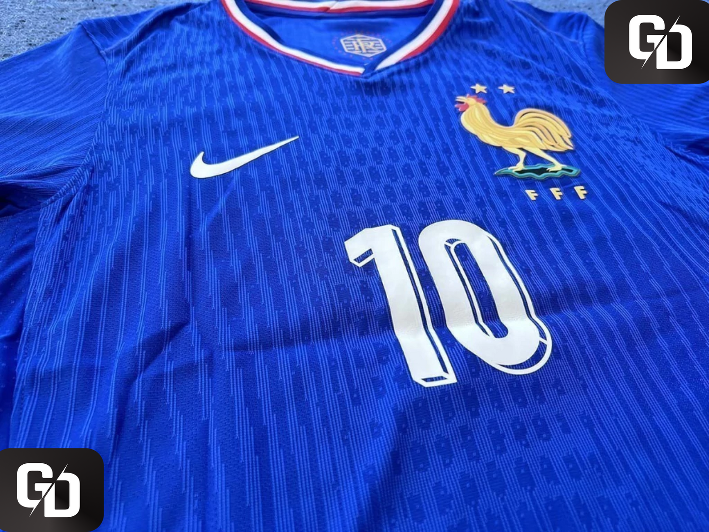 France Home 2025. #10 Mbappe. Dri Fit ADV (Match Version)