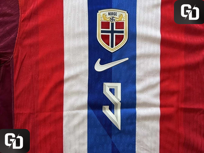 Norway Home 2025. #9 Haaland. Dri Fit ADV (Match Version)