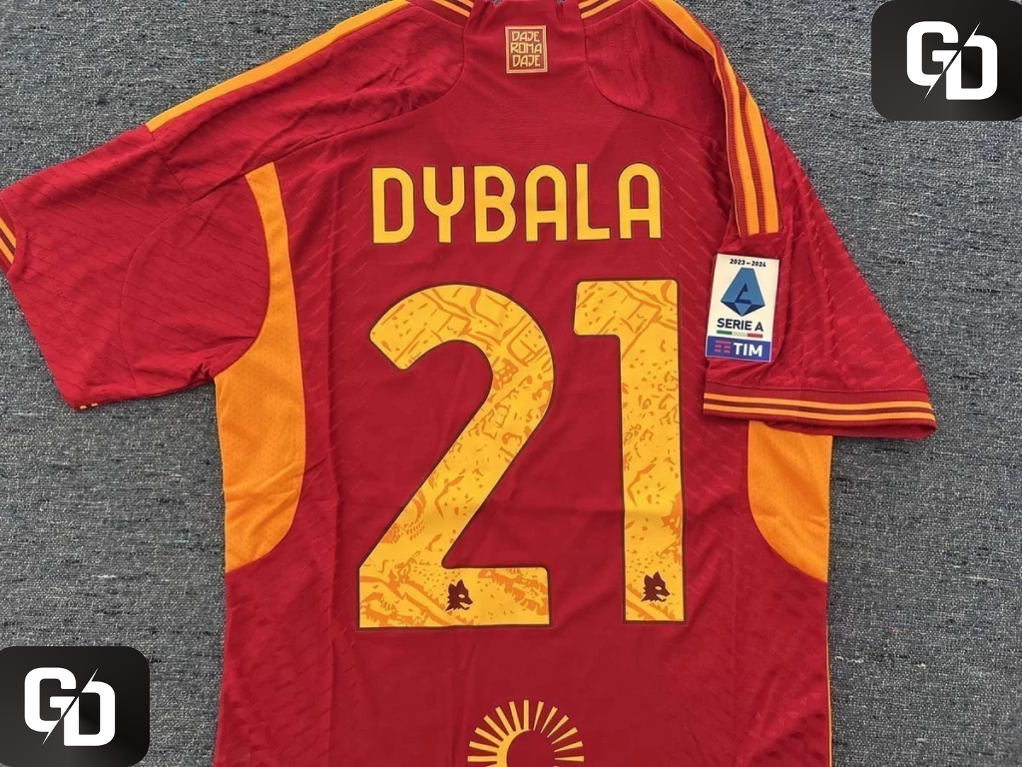 AS Roma Home 2024. #21 Dybala. HeatRDY (Match Version)