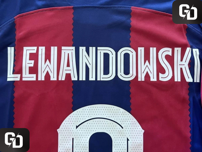 Barcelona Home 2024. #9 Lewandowski.