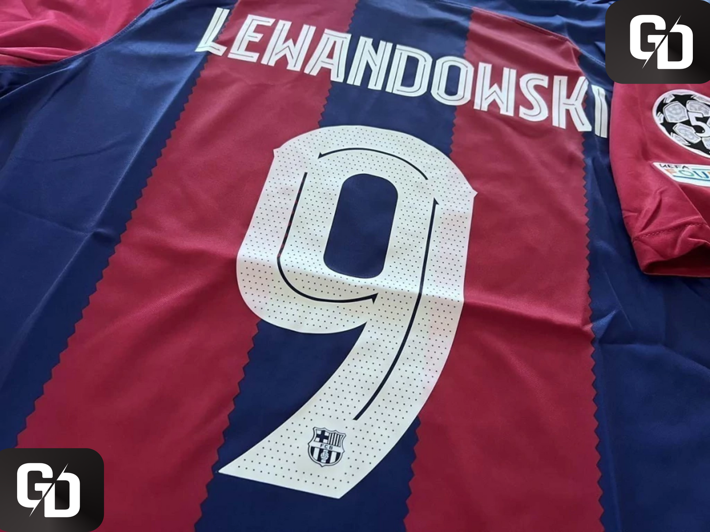 Barcelona Home 2024. #9 Lewandowski.