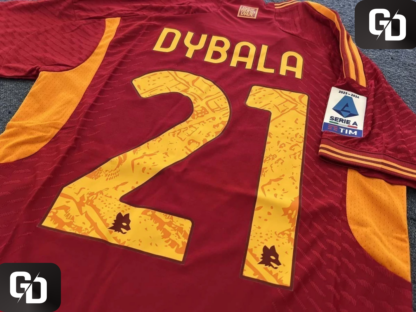 AS Roma Home 2024. #21 Dybala. HeatRDY (Match Version)