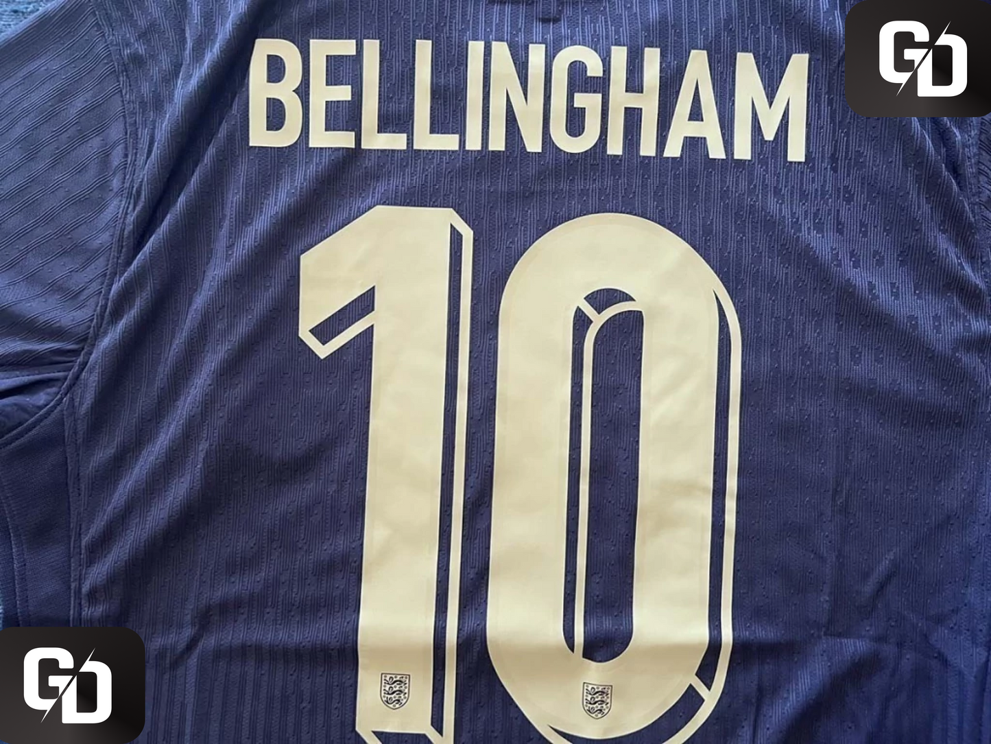 England Away 2025. #10 Bellingham. Dri Fit ADV (Match Version)