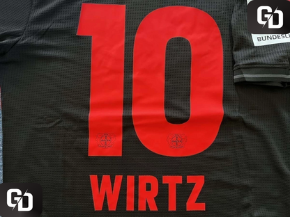 Bayer Leverkusen Home 2024. #10 Wirtz. (Match Version)