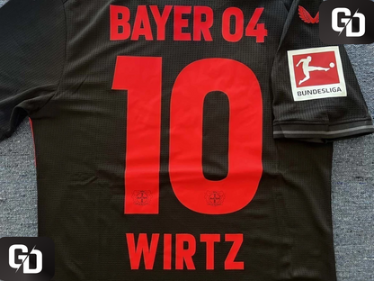 Bayer Leverkusen Home 2024. #10 Wirtz. (Match Version)