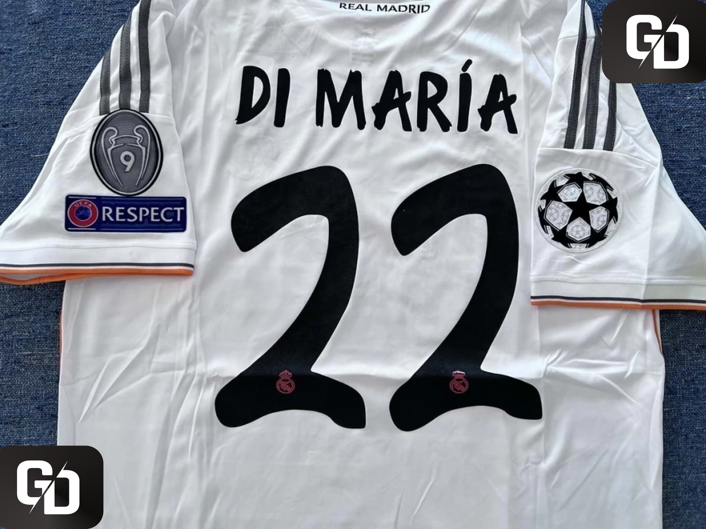 Real Madrid Home Retro 2014. #22 Di Maria.