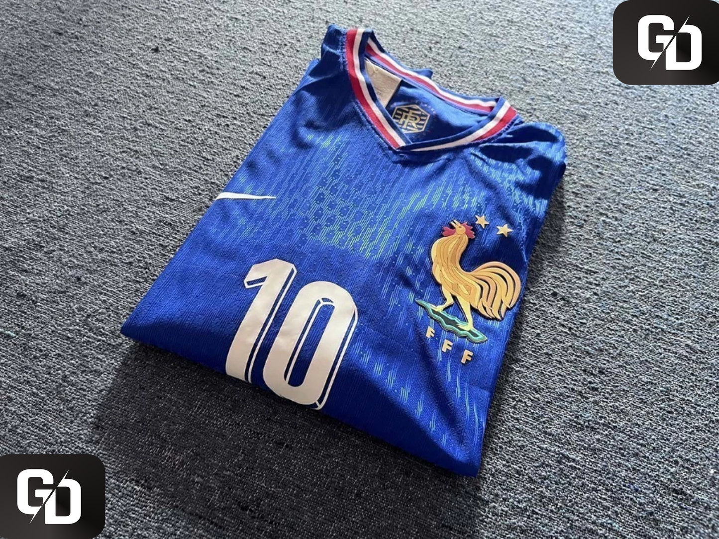 France Home 2025 Long Sleeves. #10 Mbappe. Dri Fit ADV (Match Version)