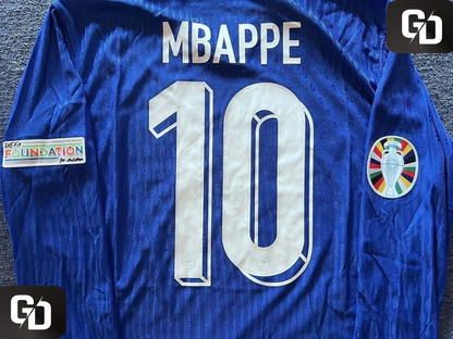 France Home 2025 Long Sleeves. #10 Mbappe. Dri Fit ADV (Match Version)