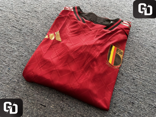 Belgium Long Sleeves Home 2025. HeatRDY (Match Version).