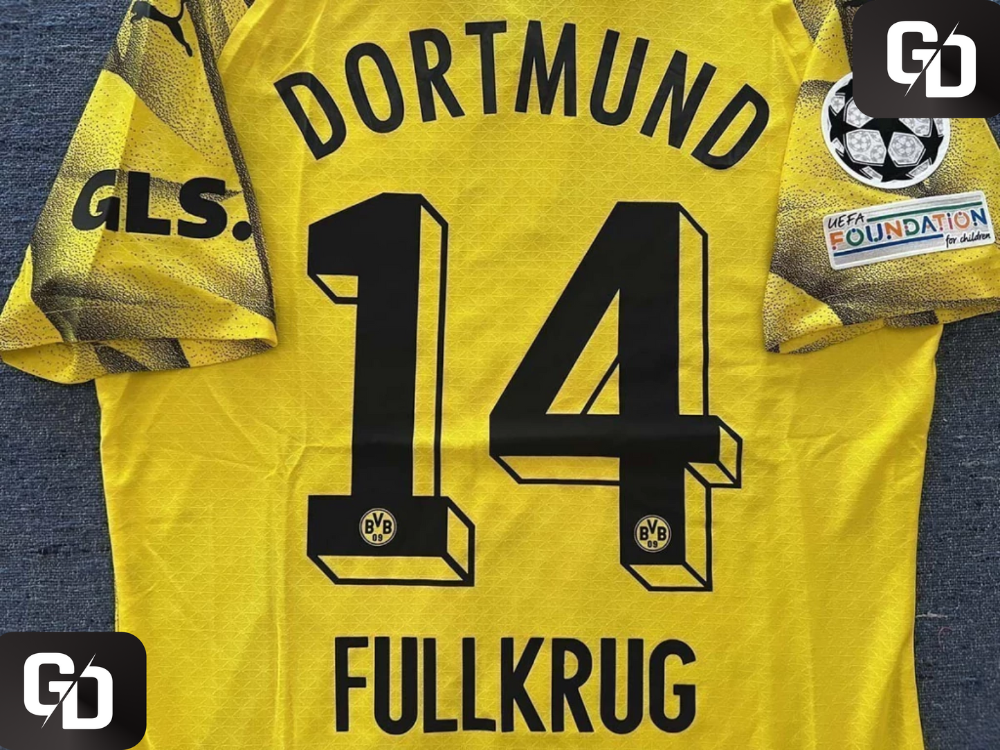 Borussia Dortmund Home 2024. #14 Fullkrug. UltraWeave (Match Version)