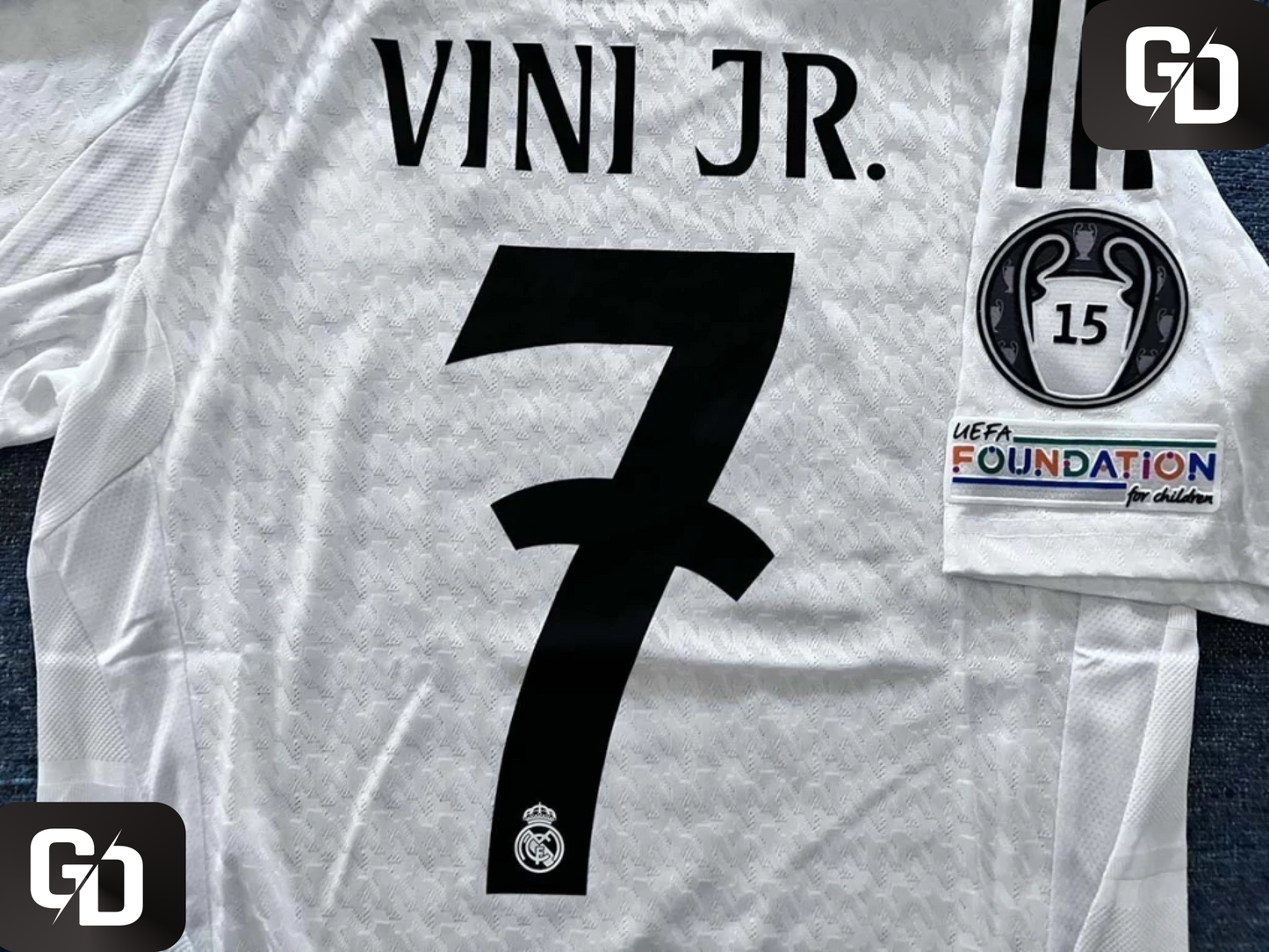 Real Madrid Home 2025. #7 Vini Jr. HeatRDY (Match Version)