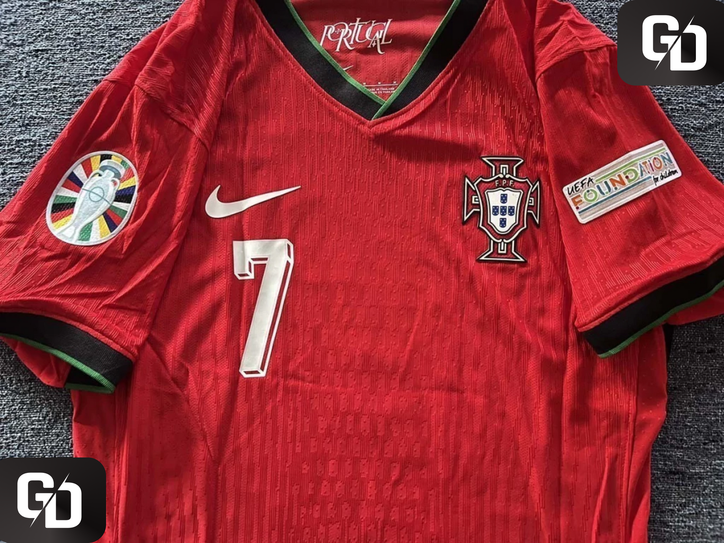 Portugal Home 2025. #7 Ronaldo. Dri Fit ADV (Match Version)