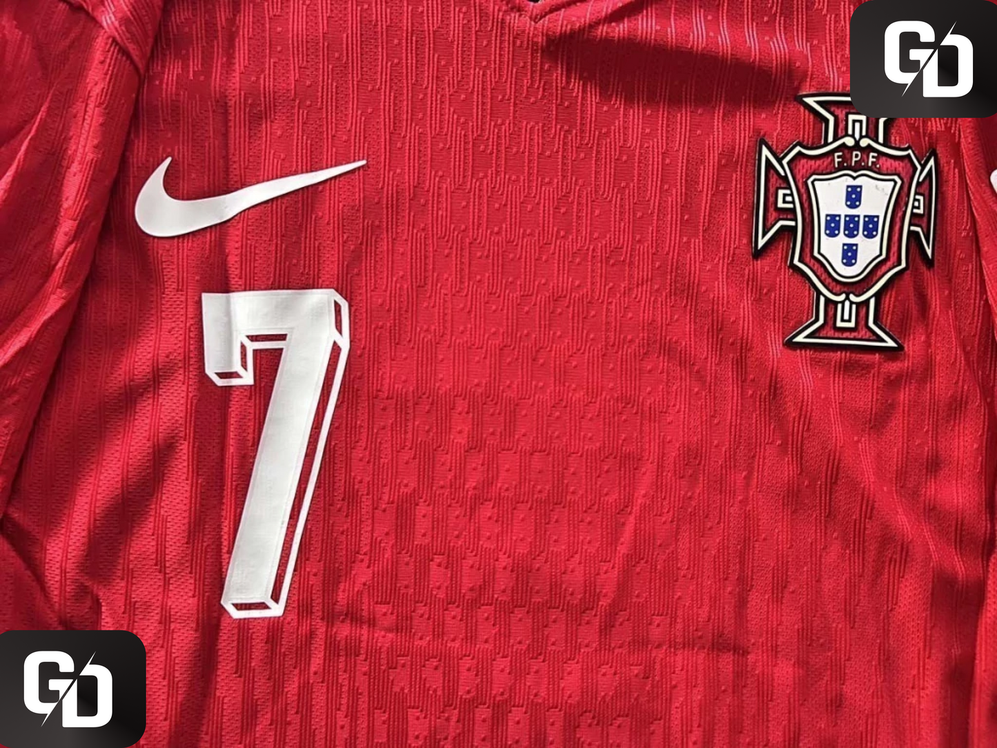 Portugal Home 2025. #7 Ronaldo. Dri Fit ADV (Match Version)