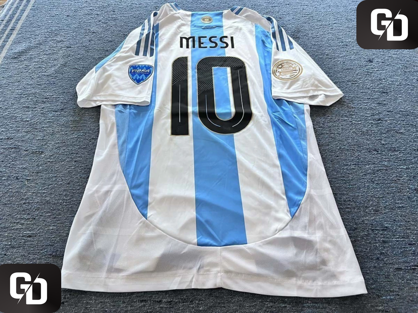 Argentina Home 2025. Copa America 2024 Final. #10 Messi (Match Version)