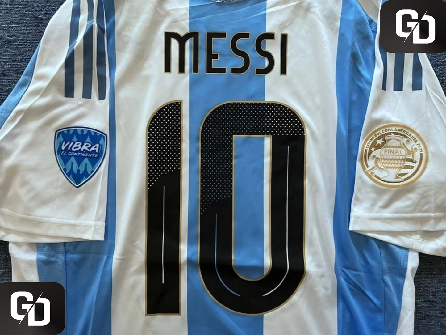 Argentina Home 2025. Copa America 2024 Final. #10 Messi (Match Version)