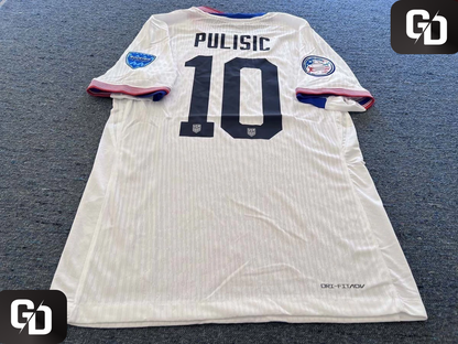 United States Home 2025. Pulisic #10 . Dri Fit ADV (Match Version)