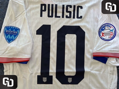 United States Home 2025. Pulisic #10 . Dri Fit ADV (Match Version)