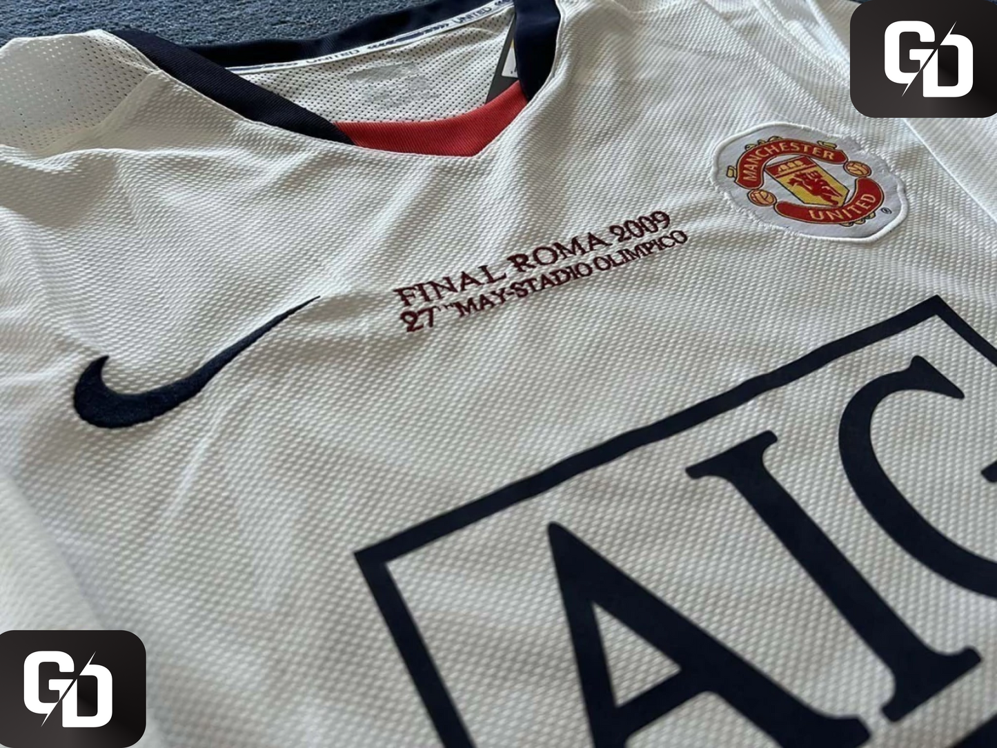 Manchester United Away (White) Long Sleeves 2009. #7 Ronaldo