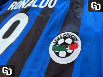 Inter Home Long Sleeves Retro 1999. #9 Ronaldo