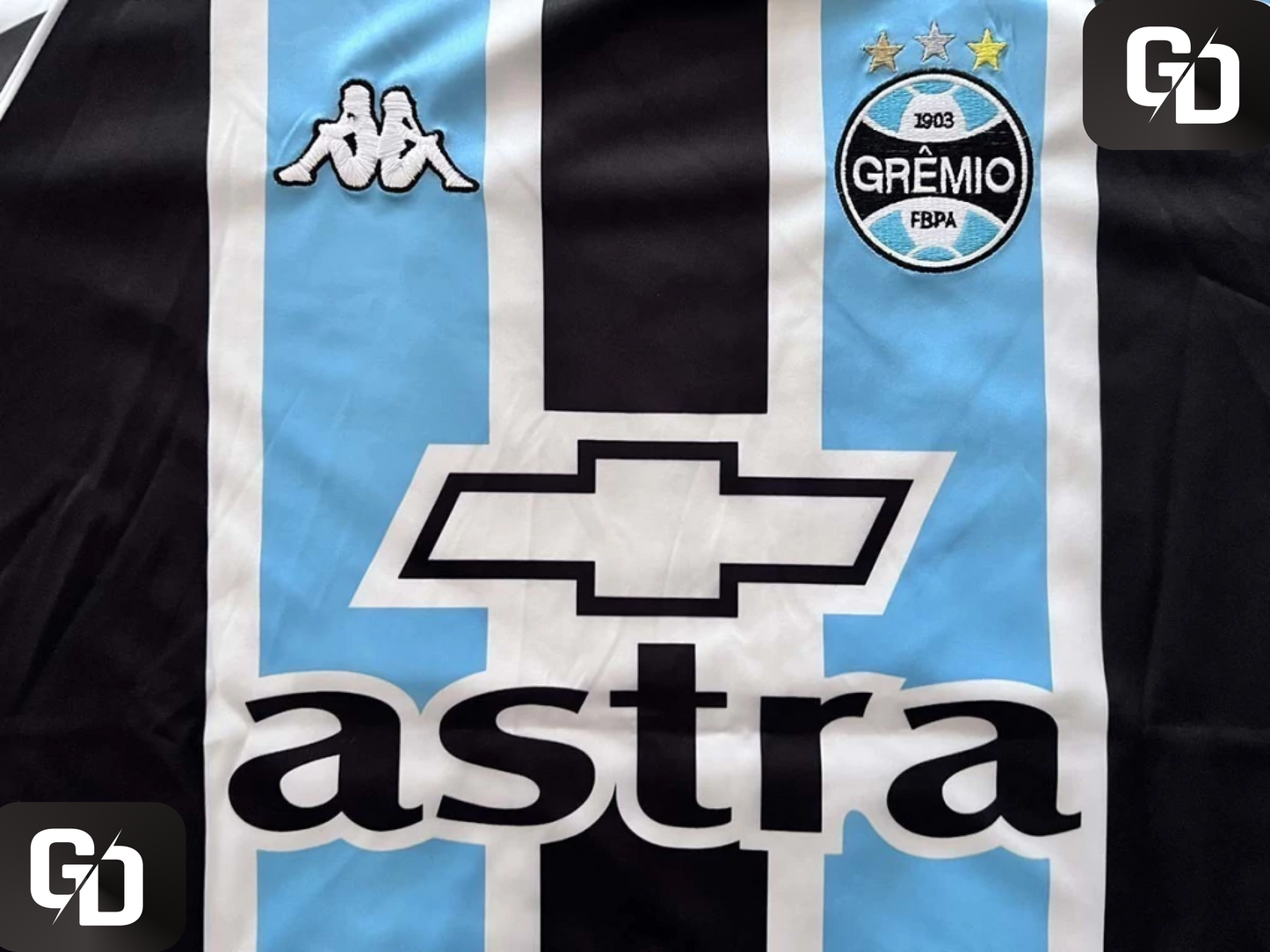 Grêmio de Porto Alegre Home Retro 2000. #10 Ronaldinho