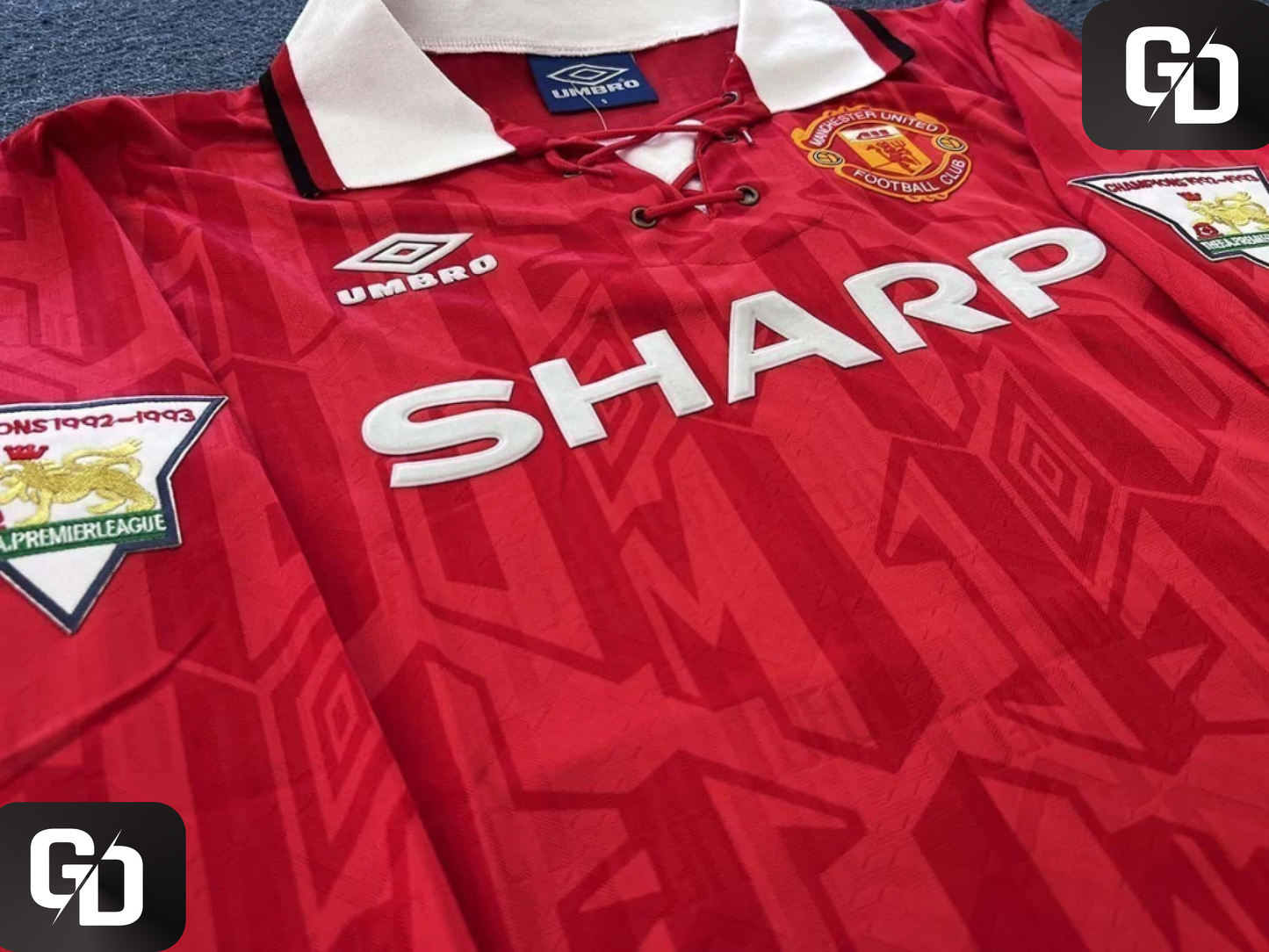 Manchester United Home Long Sleeves Retro 1994. #28 Beckham