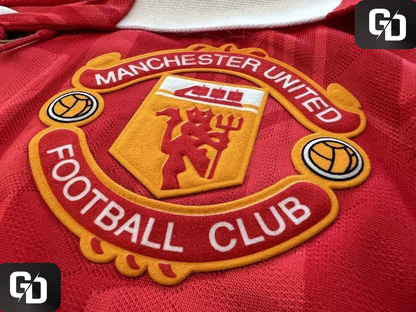 Manchester United Home Long Sleeves Retro 1994. #28 Beckham