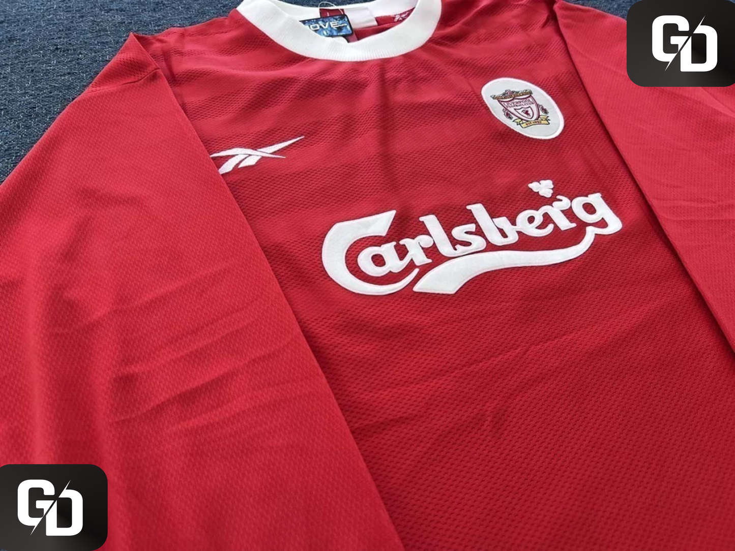 Liverpool Home Retro 2000 Long Sleeve. #28 Gerrard