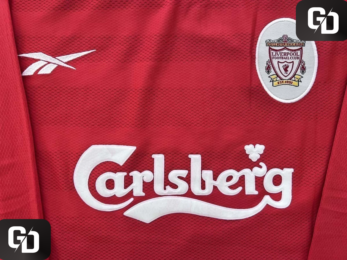 Liverpool Home Retro 2000 Long Sleeve. #28 Gerrard