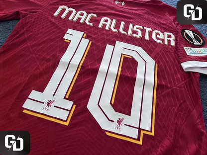 Liverpool Home 2024 #10 Mac Allister - Dri Fit ADV (Match Version)