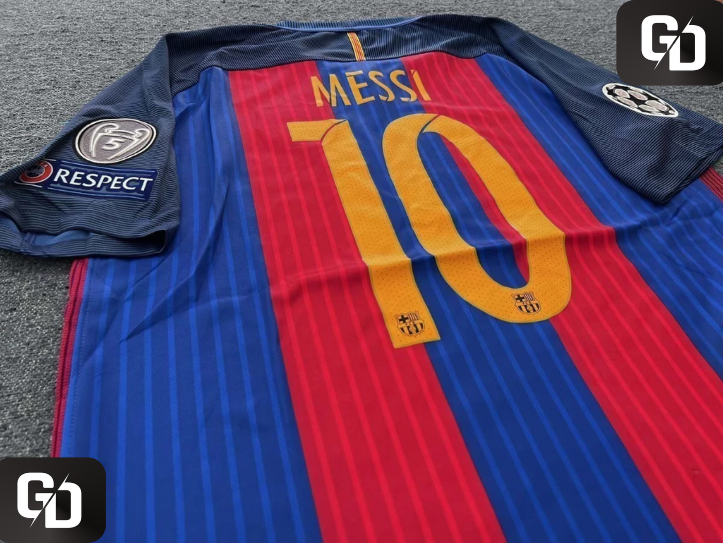 Barcelona Home Retro 2016. #10 Messi