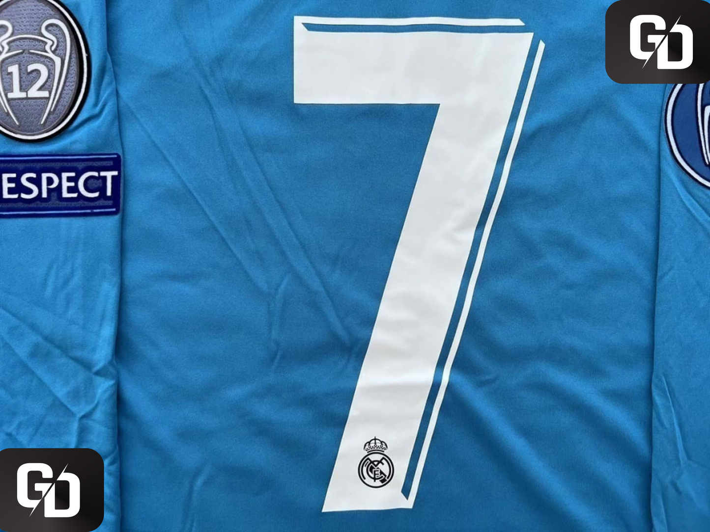 Real Madrid Third Long Sleeves Retro 2018. #7 Ronaldo.