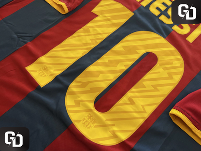 Barcelona Home Retro 2011. #10 Messi. UEFA Champions League Final (vs Man. Utd)