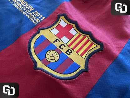 Barcelona Home Retro 2011. #10 Messi. UEFA Champions League Final (vs Man. Utd)