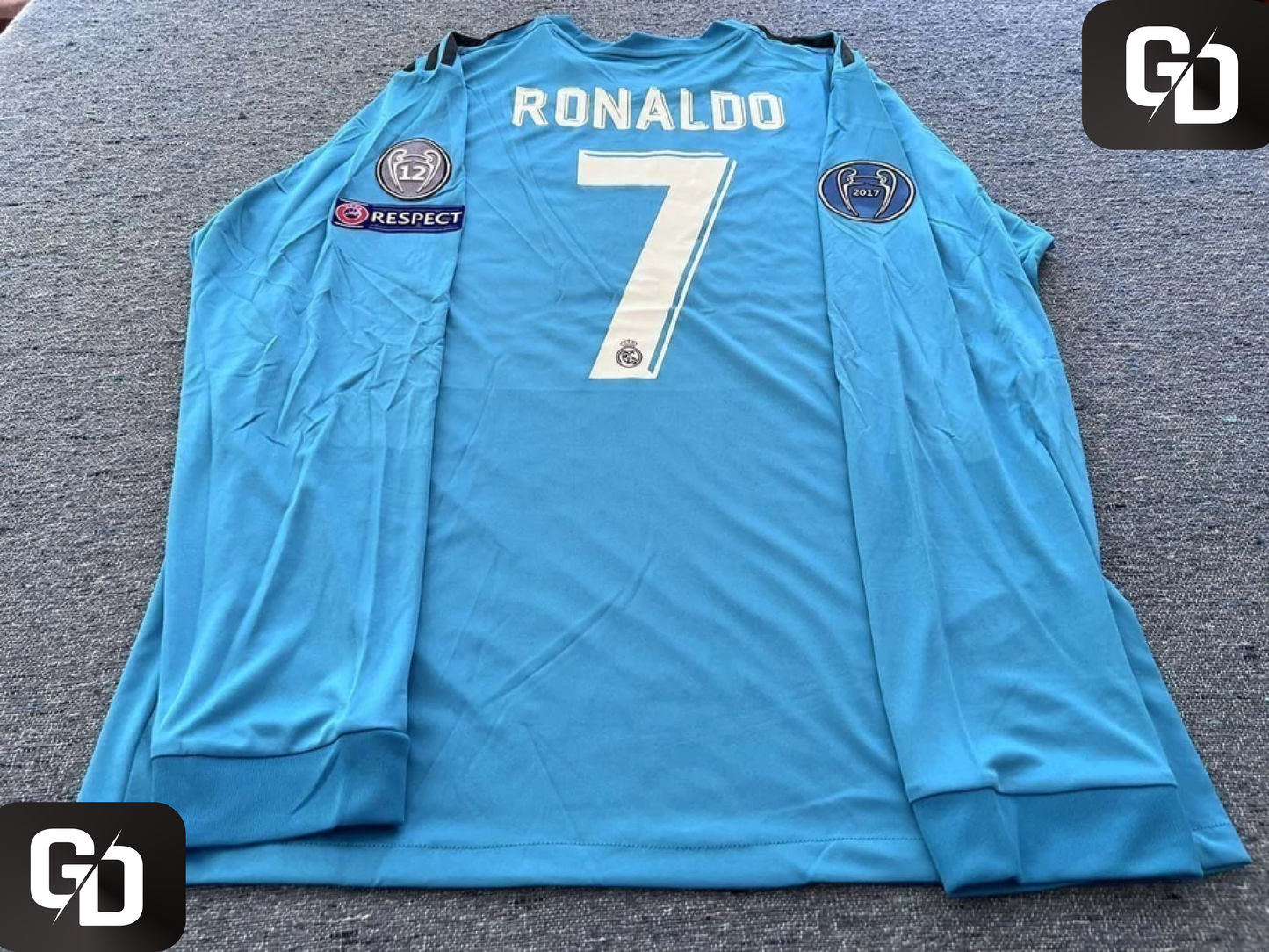 Real Madrid Third Long Sleeves Retro 2018. #7 Ronaldo.